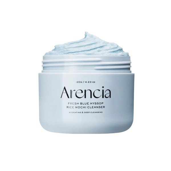 Arencia Fresh Blue Hyssop Rice Mochi Cleanser 120g
